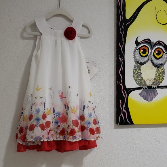 New Little girls sleeveless 4t dress - Picture 2 of 7